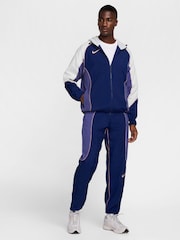 Nike Blue Strike Hooded Training Jacket - Image 3 of 9