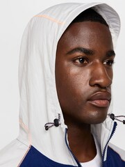 Nike Blue Strike Hooded Training Jacket - Image 6 of 9