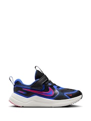 Nike Black Royal Blue Junior Cosmic Running Trainers - Image 1 of 11