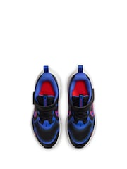 Nike Black Royal Blue Junior Cosmic Running Trainers - Image 11 of 11