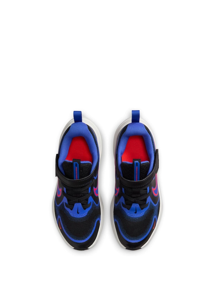 Nike Black Royal Blue Junior Cosmic Running Trainers - Image 11 of 11