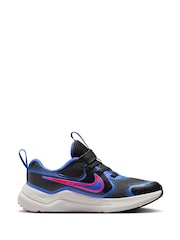 Nike Black Royal Blue Junior Cosmic Running Trainers - Image 3 of 11