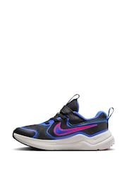 Nike Black Royal Blue Junior Cosmic Running Trainers - Image 4 of 11