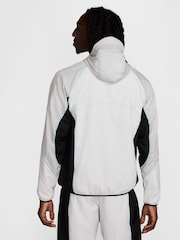 Nike White/Black Strike Hooded Training Jacket - Image 2 of 7
