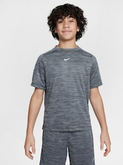 Черный - Футболка с короткими рукавами Nike принтом Dri-FIT - Image 1 of 4