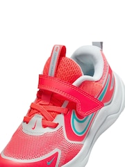 Nike Crimson Red Grey Junior Cosmic Running Trainers - Image 10 of 11