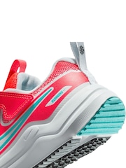 Nike Crimson Red Grey Junior Cosmic Running Trainers - Image 11 of 11