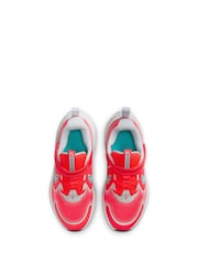 Nike Crimson Red Grey Junior Cosmic Running Trainers - Image 6 of 11