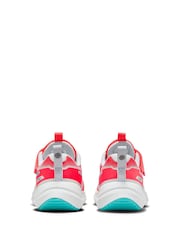 Nike Crimson Red Grey Junior Cosmic Running Trainers - Image 7 of 11