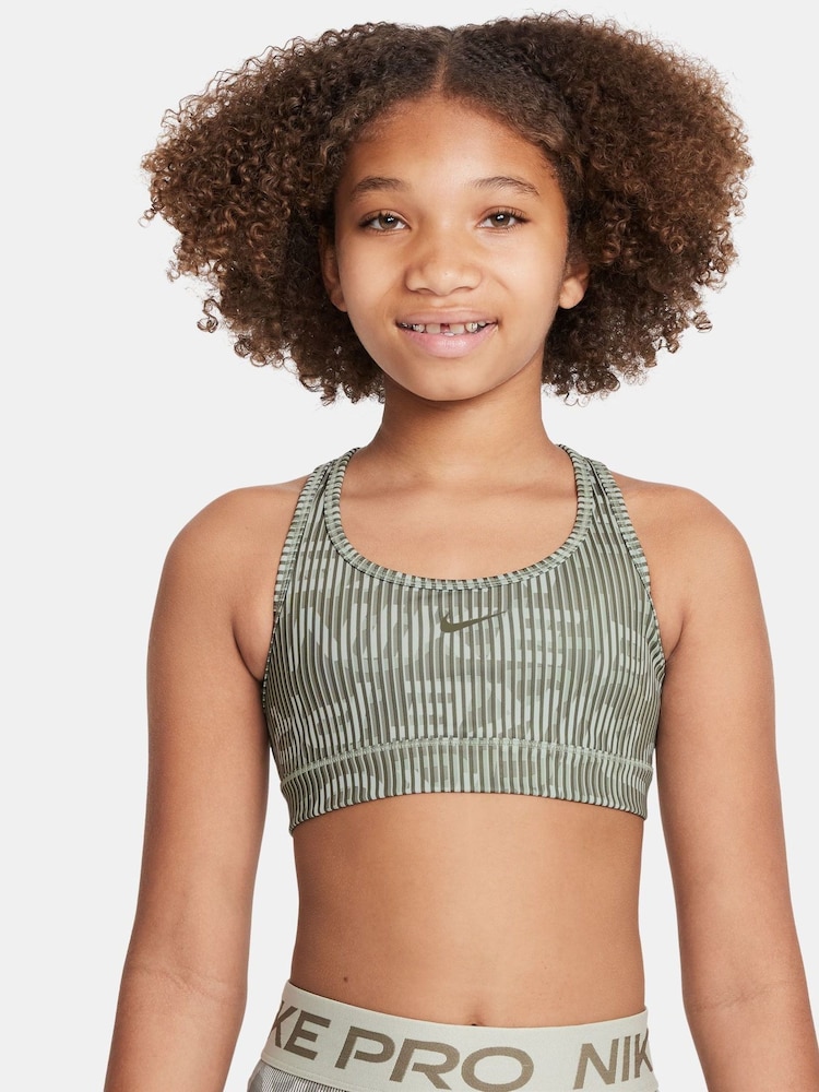 Nike Jade Green Pro Dri-FIT Reversible Sports Bra - Image 1 of 3