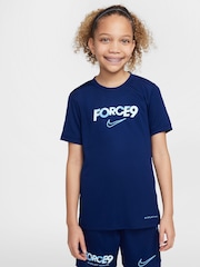 Nike Blue Erling Haaland Force 9 Academy Training T-Shirt - Image 1 of 7