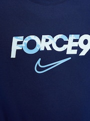 Nike Blue Erling Haaland Force 9 Academy Training T-Shirt - Image 5 of 7