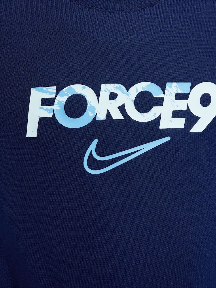 Nike Blue Erling Haaland Force 9 Academy Training T-Shirt - Image 5 of 7