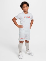 Nike White Erling Haaland Academy Big Kids Dri-FIT Soccer Shorts - Image 8 of 8