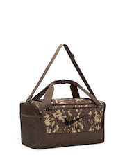 Nike Brown Printed Brasilia Duffel Bag - Image 2 of 9