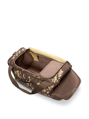 Nike Brown Printed Brasilia Duffel Bag - Image 4 of 9