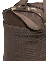 Nike Brown Printed Brasilia Duffel Bag - Image 6 of 9