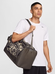 Nike Brown Printed Brasilia Duffel Bag - Image 8 of 9