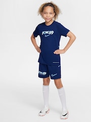 Nike Blue Erling Haaland Academy Big Kids' Dri-FIT Soccer Shorts - Image 8 of 8