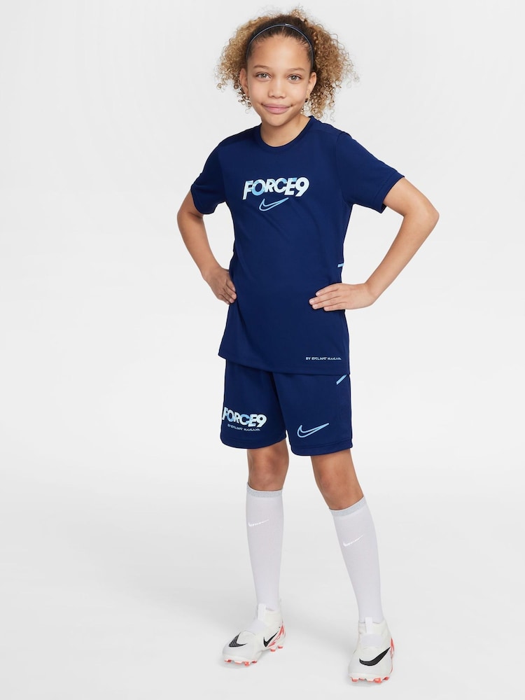 Nike Blue Erling Haaland Academy Big Kids' Dri-FIT Soccer Shorts - Image 8 of 8 Nike Blue Erling Haaland Academy Big Kids' Dri-FIT Soccer Shorts - Image 8 of 8