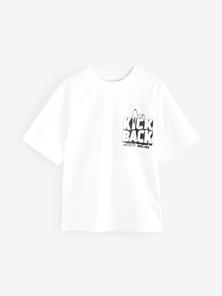 Blanco - Camiseta Snoopy 100% algodón (3-16años) - Imagen 1 de 4 Blanco - Camiseta Snoopy 100% algodón (3-16años) - Imagen 1 de 4