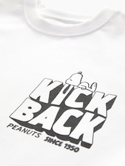 White Snoopy 100% Cotton T-Shirt (3-16yrs) - Image 3 of 4