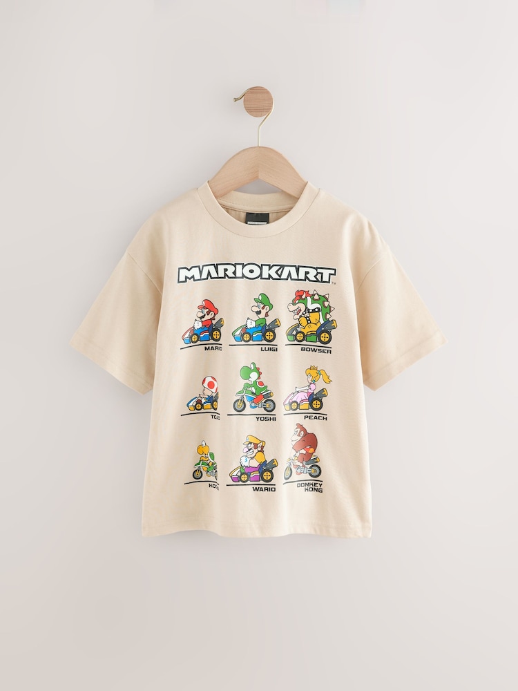 Pastelgeel - Mario Gaming T-shirt (3-16jaar) - Image 1 of 4