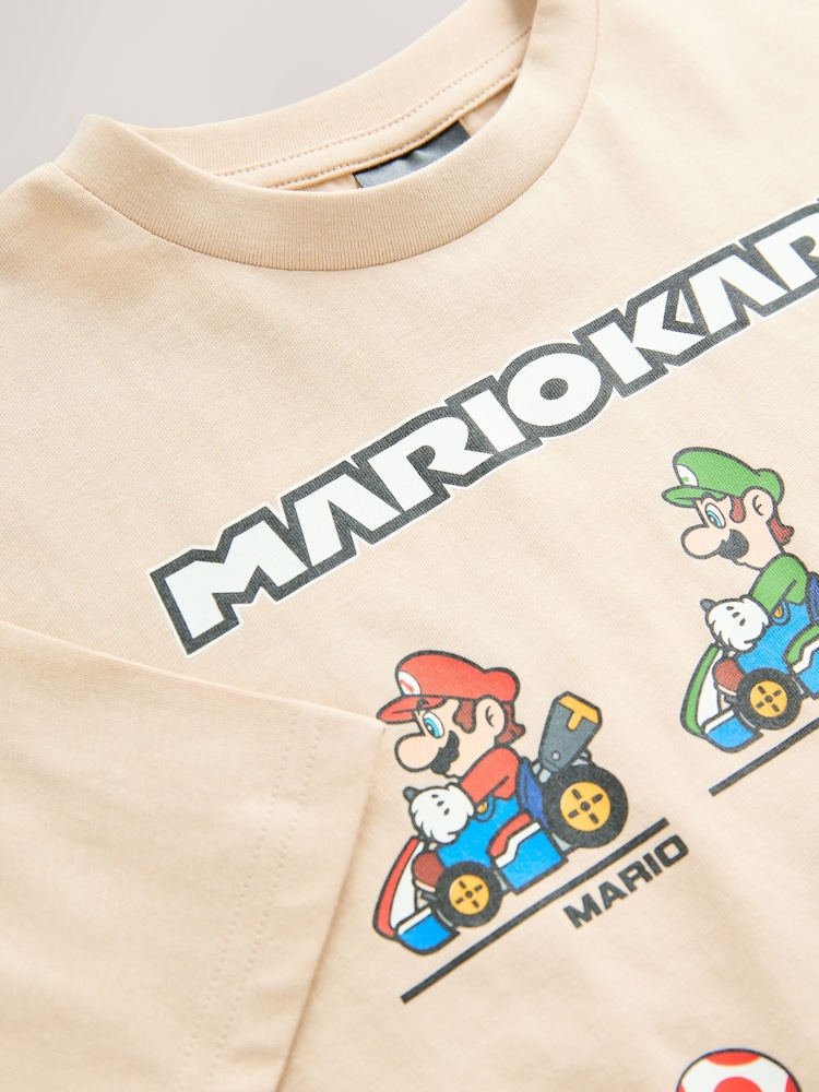 Pastelgeel - Mario Gaming T-shirt (3-16jaar) - Image 4 of 4