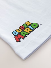 White Mario Gaming T-Shirt (3-16yrs) - Image 3 of 4