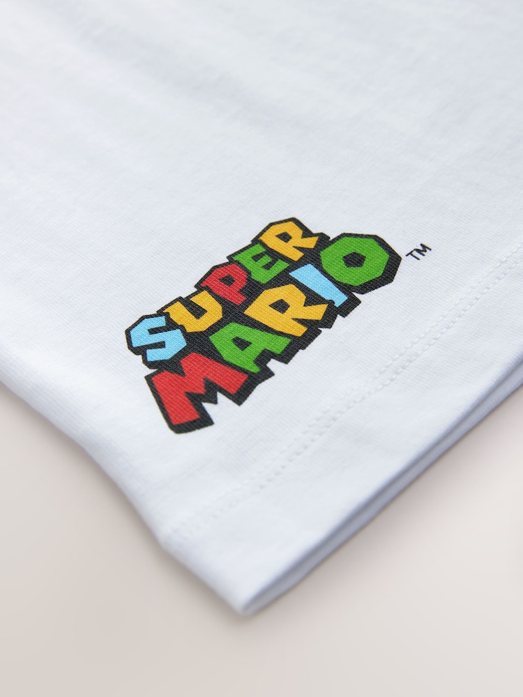Wit - Mario Gaming T-shirt (3-16jaar) - Image 3 of 4