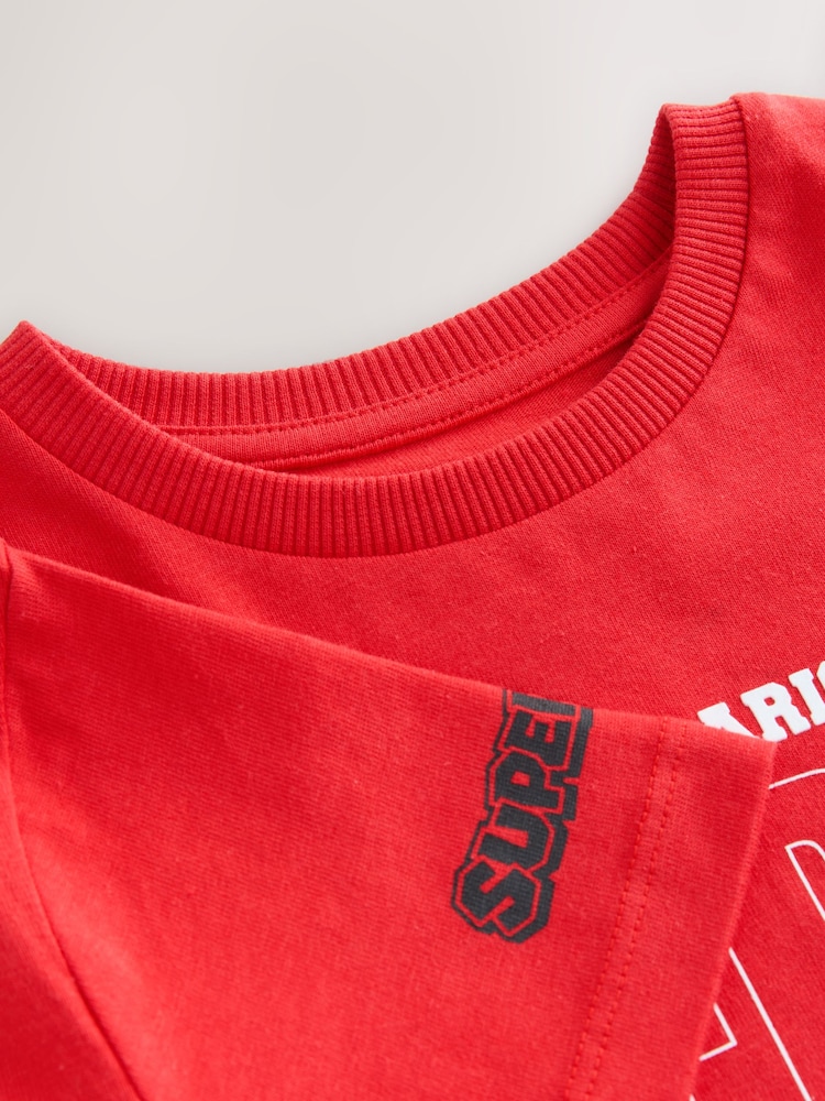 Red Mario Gaming T-Shirt (3-16yrs) - Image 4 of 4