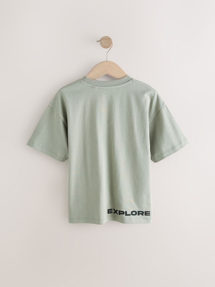 Grey NASA License Short Sleeve T-Shirt (3-16yrs) - Image 2 of 4