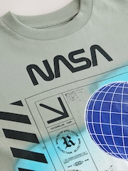 Grey NASA License Short Sleeve T-Shirt (3-16yrs) - Image 4 of 4