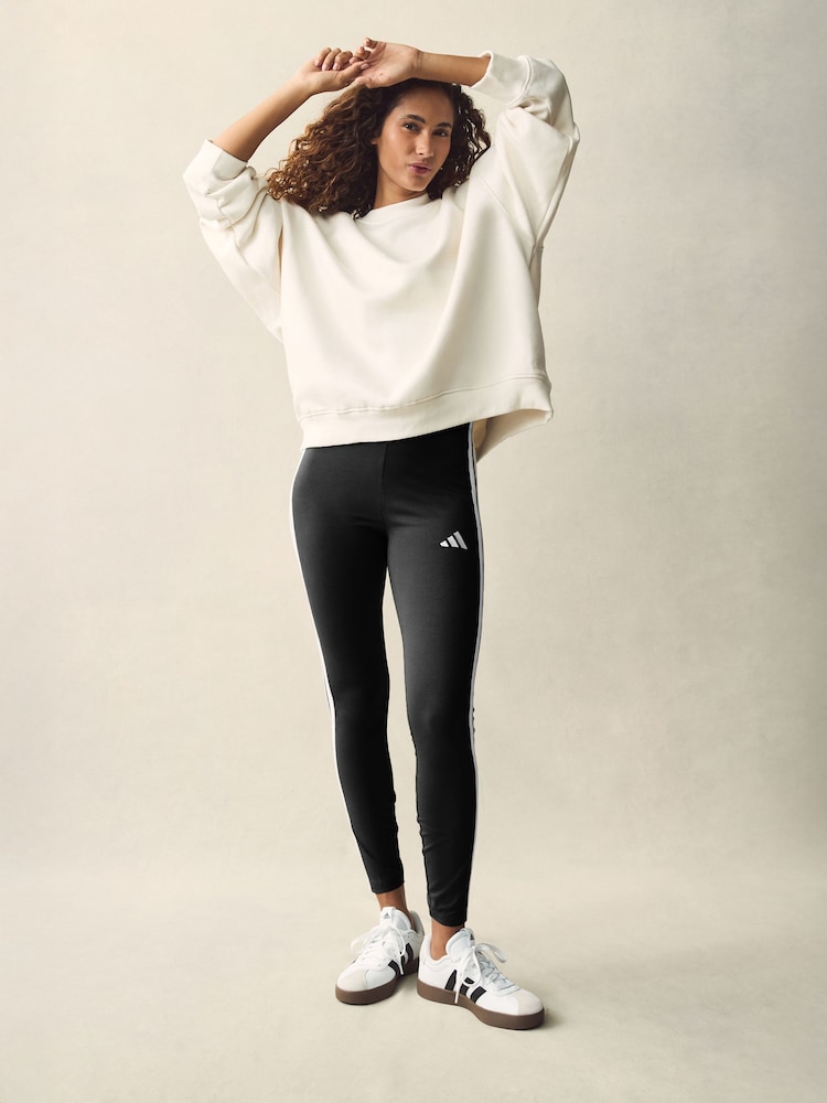 Zwart - adidas legging met 3-Stripe - Image 3 of 11