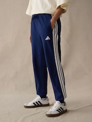 Azul - Pantalones de chándal con 3 rayas de adidas - Imagen 1 de 6