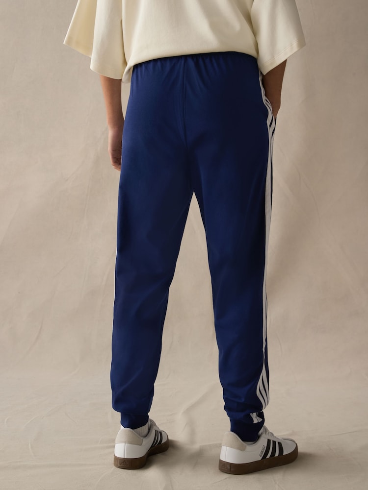 Azul - Pantalones de chándal con 3 rayas de adidas - Imagen 2 de 6
