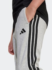 Cinza - Calças de corrida de lã adidas 3 Stripe - Imagem 7 de 8