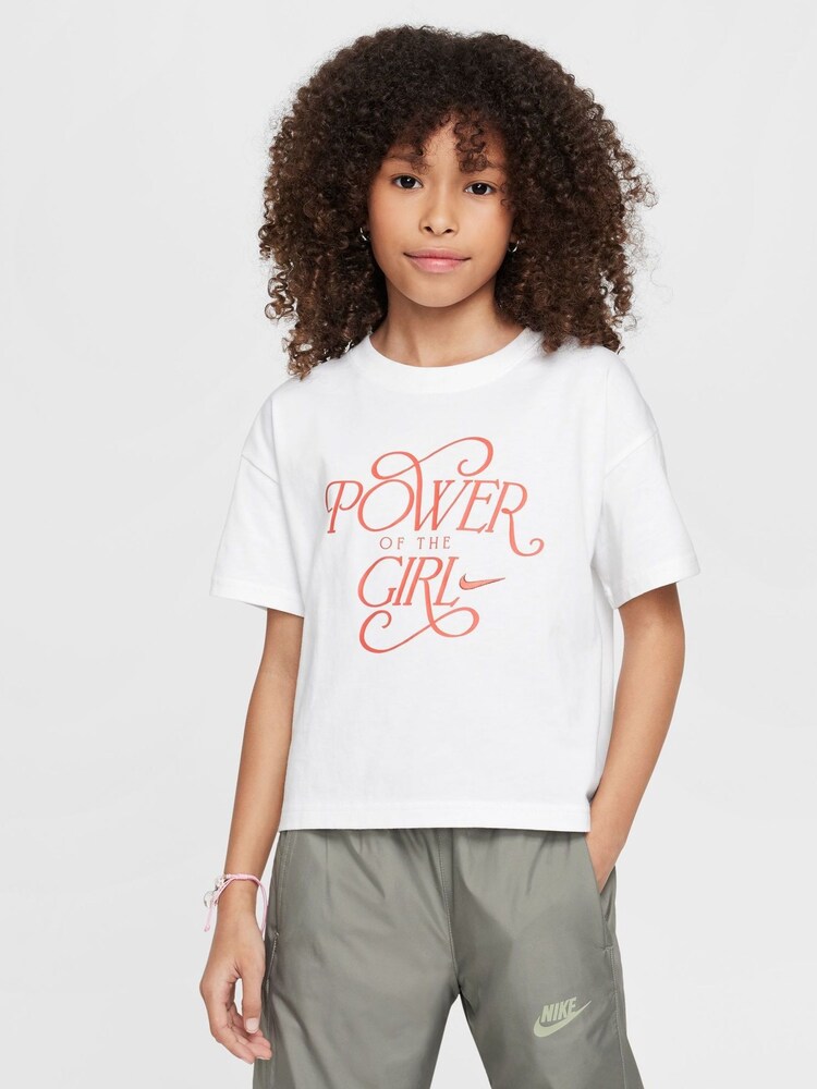 Белый - Nike Power Graphic T-Shirt - Image 1 of 5