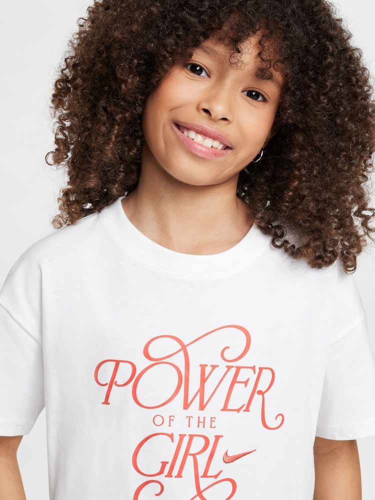 Белый - Nike Power Graphic T-Shirt - Image 5 of 5