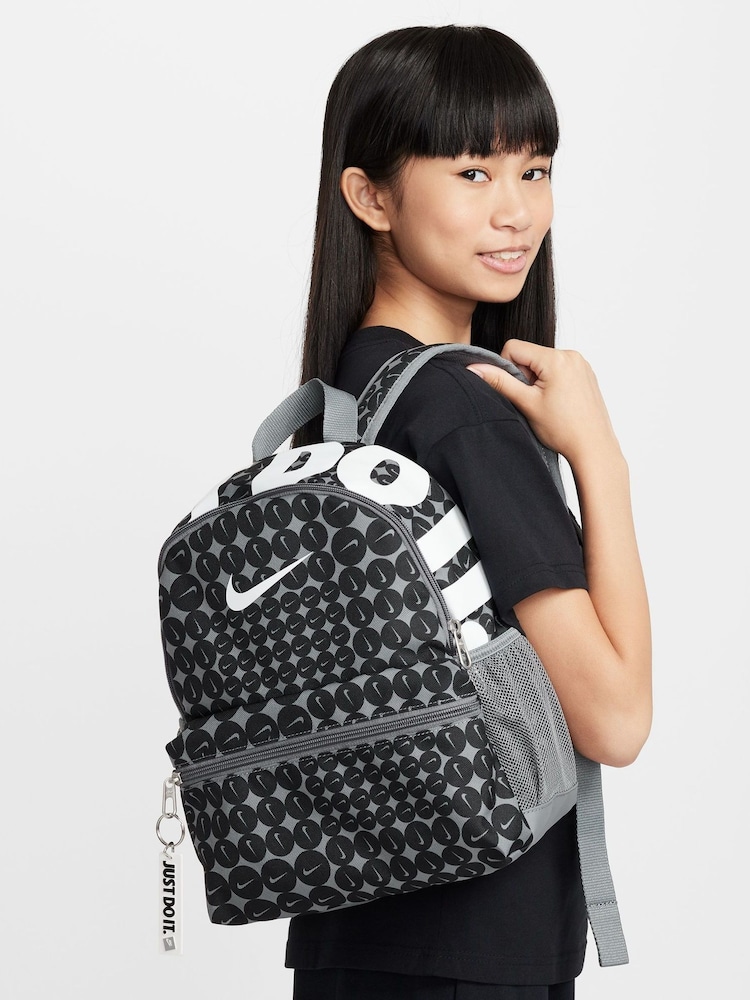Nike Black Brasilia Mini JDI Backpack - Image 1 of 9