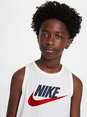 Nike White Sportswear 100% Cotton  Vest - Image 3 of 3