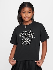 Черный - Nike Power Graphic T-Shirt - Image 1 of 5