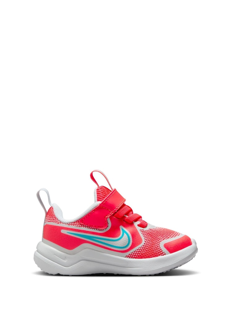 Багряно-червоний сірий - Nike немовля Cosmic Running Trainers - Image 4 of 11