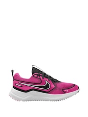 Nike Fuschia Pink/Black Youth Cosmic Running Trainers - Image 1 of 4