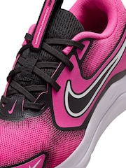 Nike Fuschia Pink/Black Youth Cosmic Running Trainers - Image 11 of 11