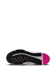 Nike Fuschia Pink/Black Youth Cosmic Running Trainers - Image 8 of 11
