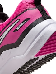 Nike Fuschia Pink/Black Youth Cosmic Running Trainers - Image 9 of 11