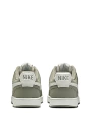 Nike Green/White Court Vision Low Trainers - Image 6 of 10