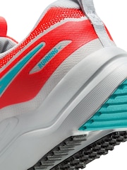 Nike Crimson Red Grey Youth Cosmic Running Trainers - Image 11 of 11