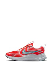 Nike Crimson Red Grey Youth Cosmic Running Trainers - Image 2 of 11